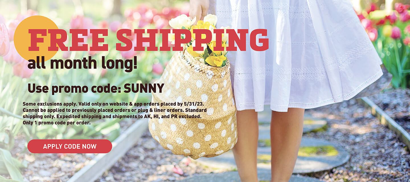 Free Shipping w/code SUNNY